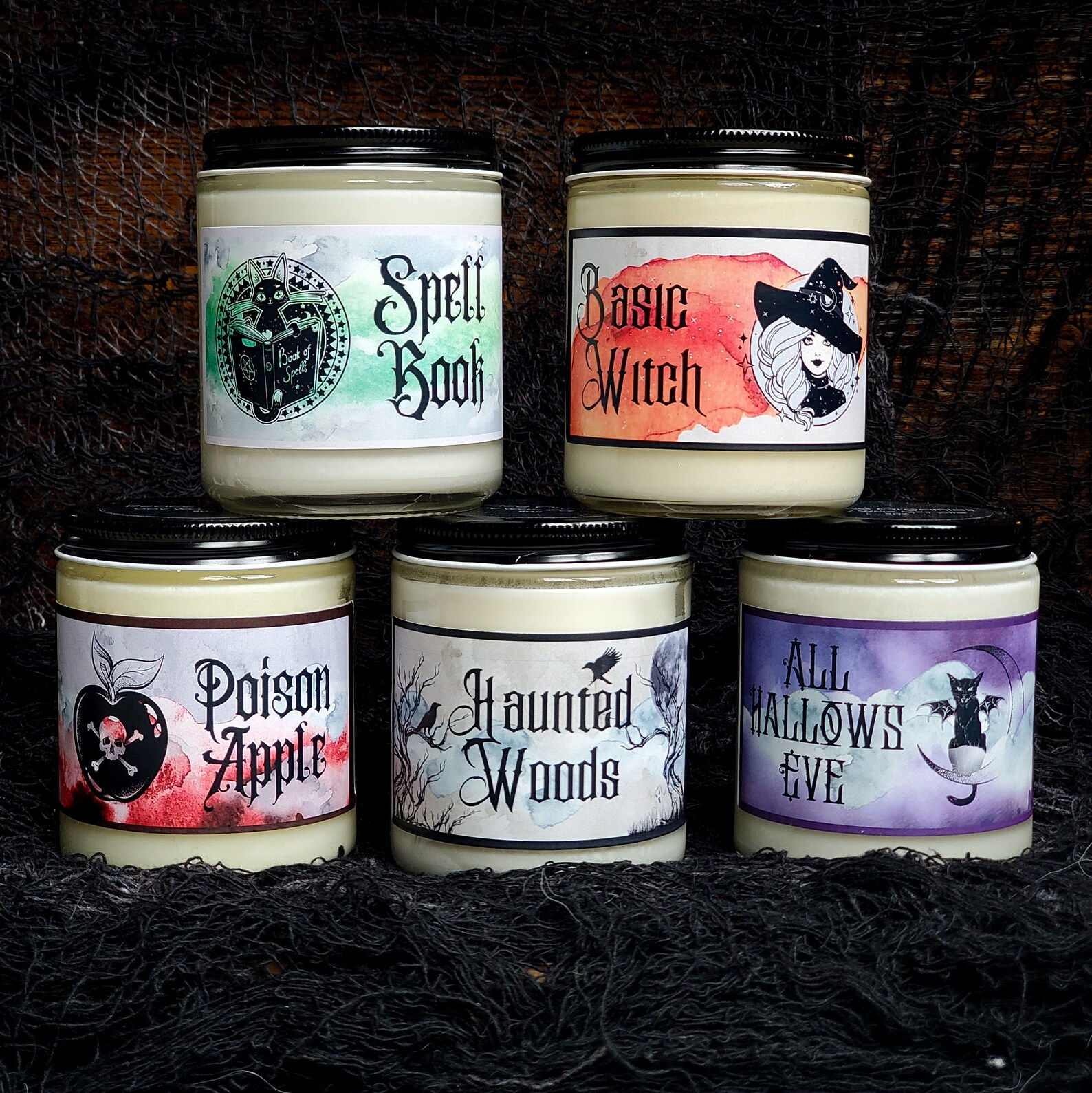 Halloween Scented Candles Etsy