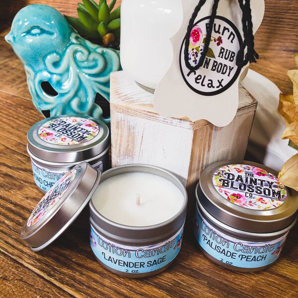 Lotion Candle Etsy