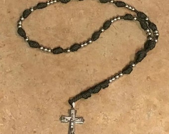 Chaplet of Saint Michael Paracord and Stainless Steel Rosary by Guns & Rosaries | Catholic Christian Gifts