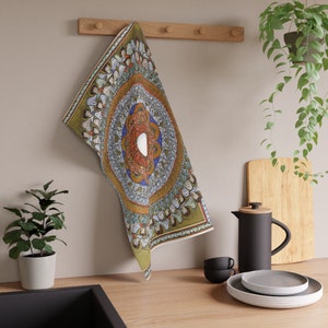Celestial Choirs | St. Hildegard von Bingen | Kitchen Towel | Home Decor | Catholic Gifts