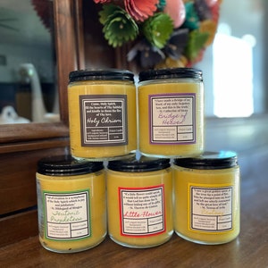 Doctors of the Church Beeswax Candle: Catholic Prayer, Liturgical Decor