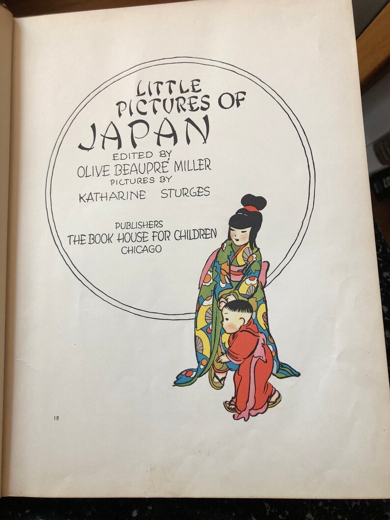 1925 Little Pictures of Japan Book – Vintage Illustrated Poetry, First Edition image 2