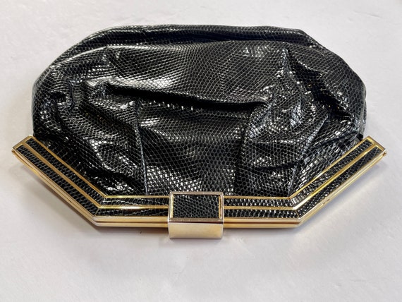 Vintage Colombetti Leather Purse Python Milan Ita… - image 9
