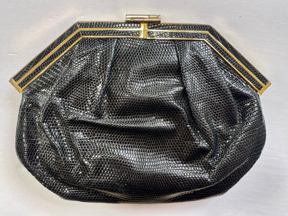Vintage Colombetti Leather Purse Python Milan Ita… - image 7