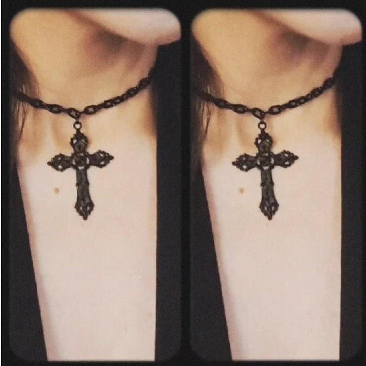 Gothic Black Cross Choker 021 (CC) - Etsy