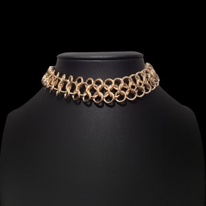 Gold Chainmail Choker