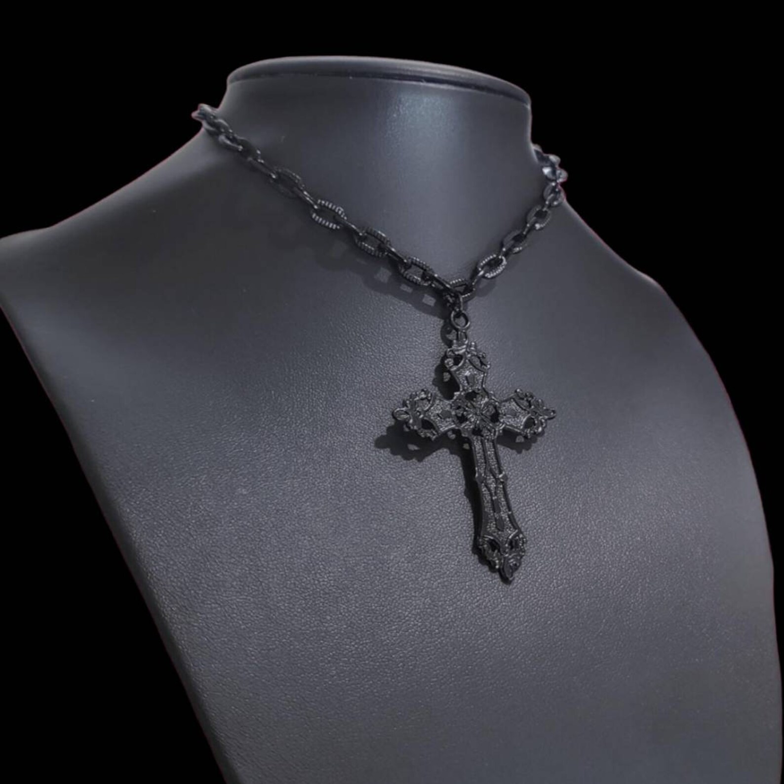 Gothic Black Cross Choker 021 (CC) - Etsy