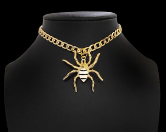 Gold Spider Choker