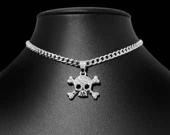 Crystal Skull Choker - CC