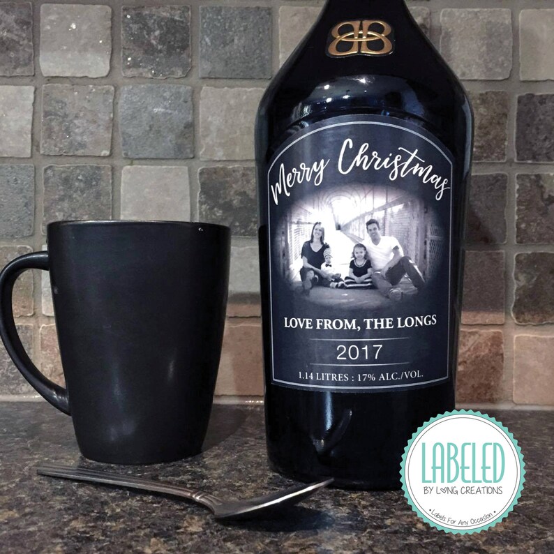 Personalized baileys labels irish creme label photo label Etsy