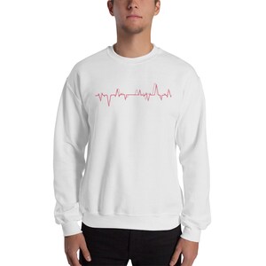 Listen To My Heartbeat Unisex Sweatshirt Heart Heartbeat Etsy Listen To My Heartbeat Unisex Sweatshirt Heart Heartbeat Etsy