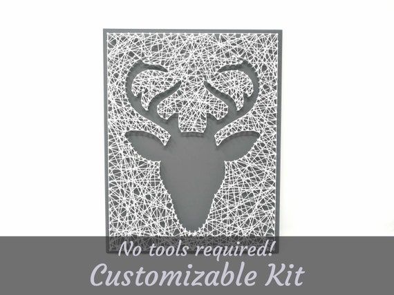 deer head art string