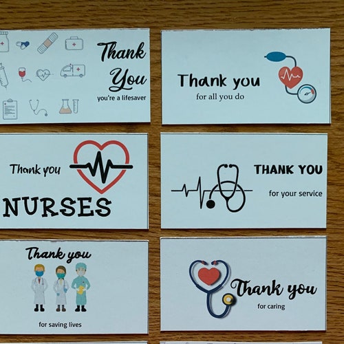 Printable TEACHER Thank You Cards Set of 10 Teacher - Etsy