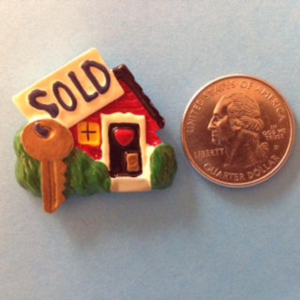 Realtor pin real estate pin lapel pin tie tack house sale Etsy