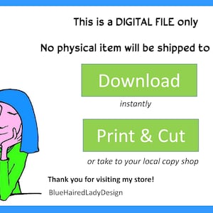 Printable NURSE Thank You Cards, Set of 10, Mini Cards, Instant ...
