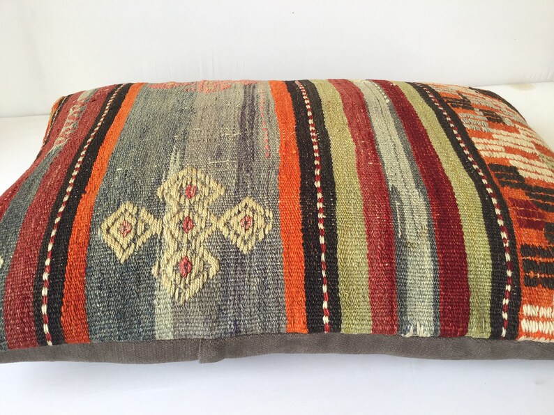 28x20 inch 70x50 cm Decorative Kilim Pillow Turkish Handmade Kilim Pillow,Pillow Kilim Pillow Ethnic Kilim Pillow Anatolian Kilim Pillow
