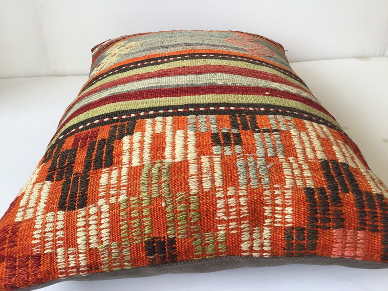 28x20 inch 70x50 cm Decorative Kilim Pillow Turkish Handmade Kilim Pillow,Pillow Kilim Pillow Ethnic Kilim Pillow Anatolian Kilim Pillow