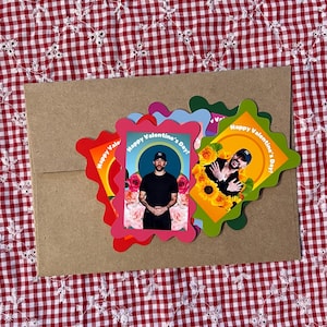 Set met Mini Bad Bunny-valentijnskaarten - set van 6 schattige en trendy valentijnskaarten