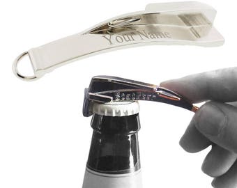 Engraved Personalized Laryngoscope Bottle Opener Keychain - EMS, Paramedic, Anesthesia, Anesthesiologist, Dr, Med Student, CRNA, Nurse Gifts