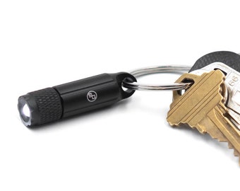 Custom Pocket Lumen LED Keychain Flashlight Waterproof - EDC Carry Survival Portable Mini Light Flash Keyring Key Ring Personalized Engraved
