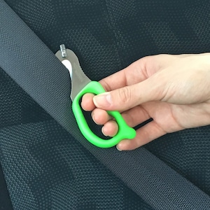 Custom SuperVizorXT Auto Escape Tool - Fensterbrecher, Gurtausstecher, Sunvisor Sheath - Rettungswerkzeug - Überleben, Sicherheit, EMS, EMT, Polizei