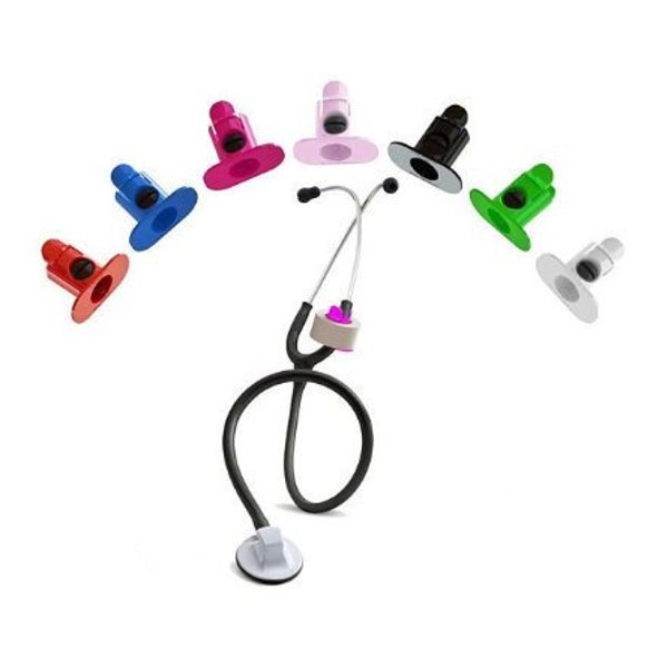 Personalized Stethoscope Tape Holder - Fits All Stethoscopes! CRNA RN Name ID Tag Nurse Nursing Custom Engraved Doctor Medical Gift Littmann