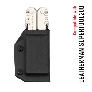 クリップ&キャリー カイデックス シース LEATHERMAN SUPERTOOL 300用 - 米国製 (マルチツールは付属しません) EDC マルチツール シース ホルダー ホルスター