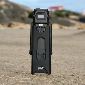 Nitecore EDC29 懐中電灯用クリップ&キャリーシース - 米国製 (懐中電灯は付属しません)、Teklok EDC ホルダーホルスター付き
