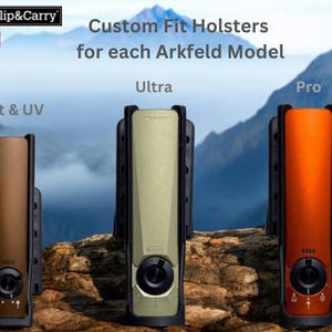 Olight ARKFELD懐中電灯用クリップ＆キャリーシース - 米国製（懐中電灯は付属しません）Teklok EDCホルダーホルスターレーザー付き