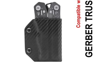 Funda multiherramienta Clip & Carry Kydex para Gerber TRUSS - Fabricada en EE. UU. - Funda portaherramientas EDC (multiherramienta no incluida)