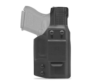 IWB Kydex Holster for the Glock 26, Glock 27 & Glock 33 | Click Retention | Adjus. Cant | Claw Compatible | USA Veteran Made
