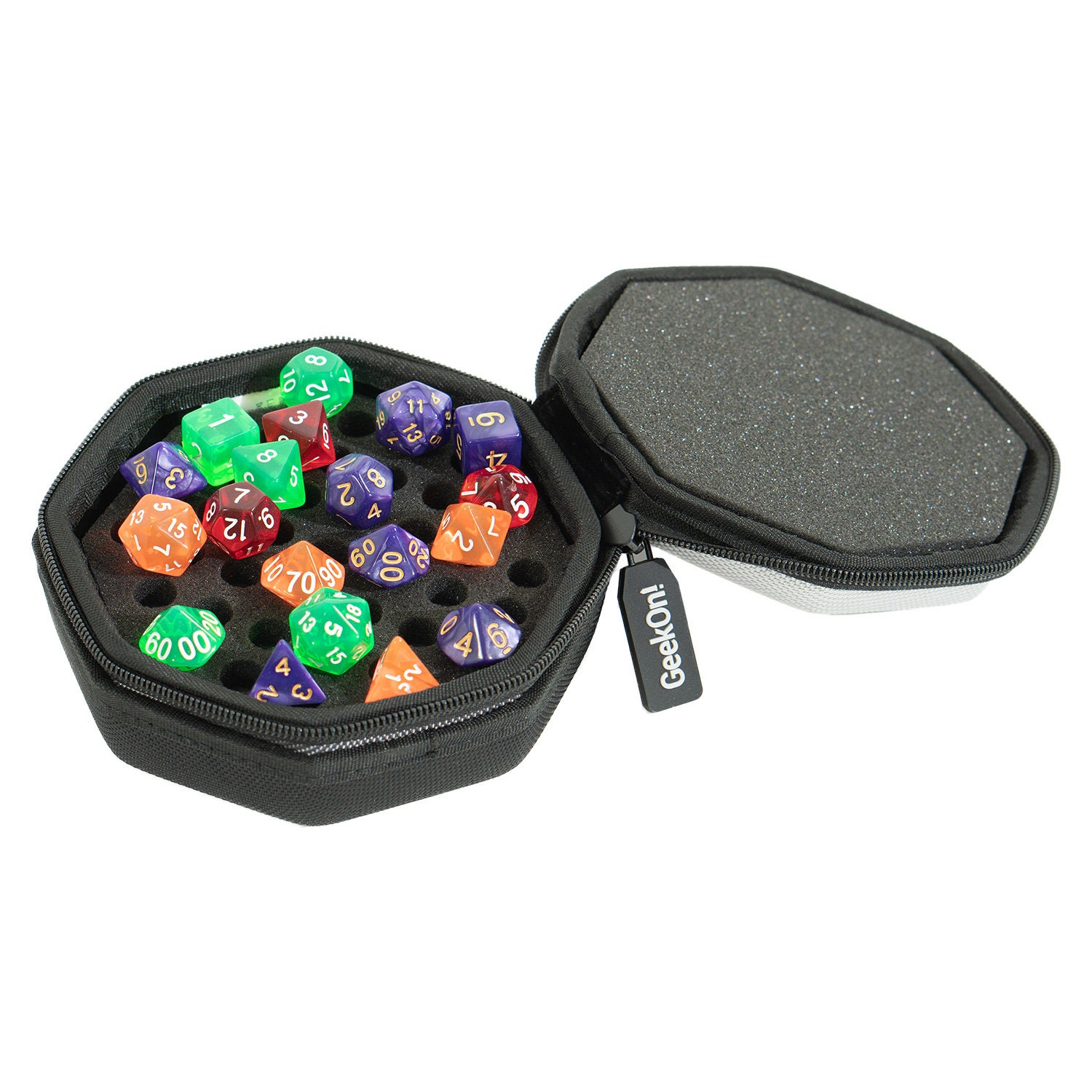 GeekOn Protective Dice Case w/ nesting FeltLined Rolling Tray Etsy