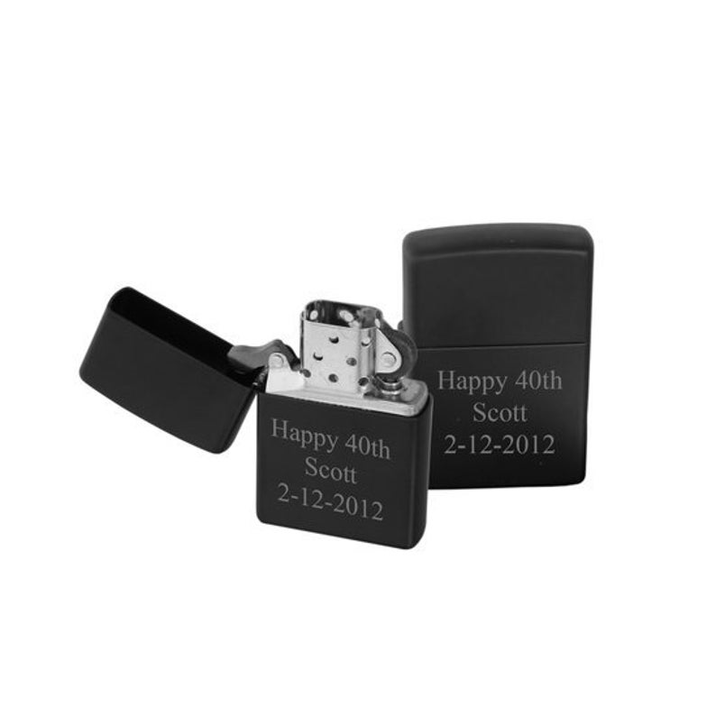 Custom ZIPPO Lighter Engraved Gift for Him Husband Father Groomsmen Dad Men Brother Boyfriend Birthday Personalized Anniversary Present image 1