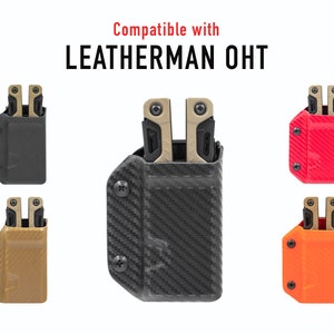 クリップ&キャリー Kydex マルチツールシース LEATHERMAN OHT用 - 米国製 (マルチツールは付属しません) EDC マルチツールシース ホルダー ホルスター