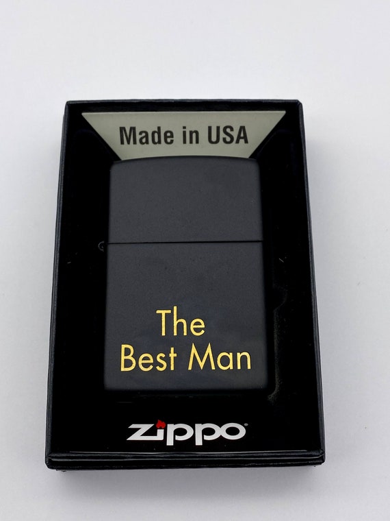 Engraved ZIPPO Lighter Custom Personalized Engravable Husband Father  Groomsmen Dad Brother Boyfriend Birthday Anniversary Present Gift 