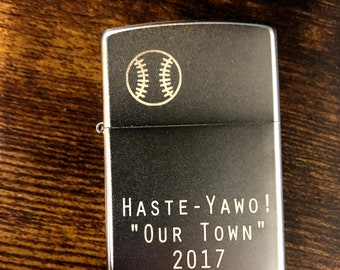 Engraved ZIPPO Lighter Personalized Gifts | Groomsmen Gifts | Survival, Camping, Gifts for Men, Cigar,