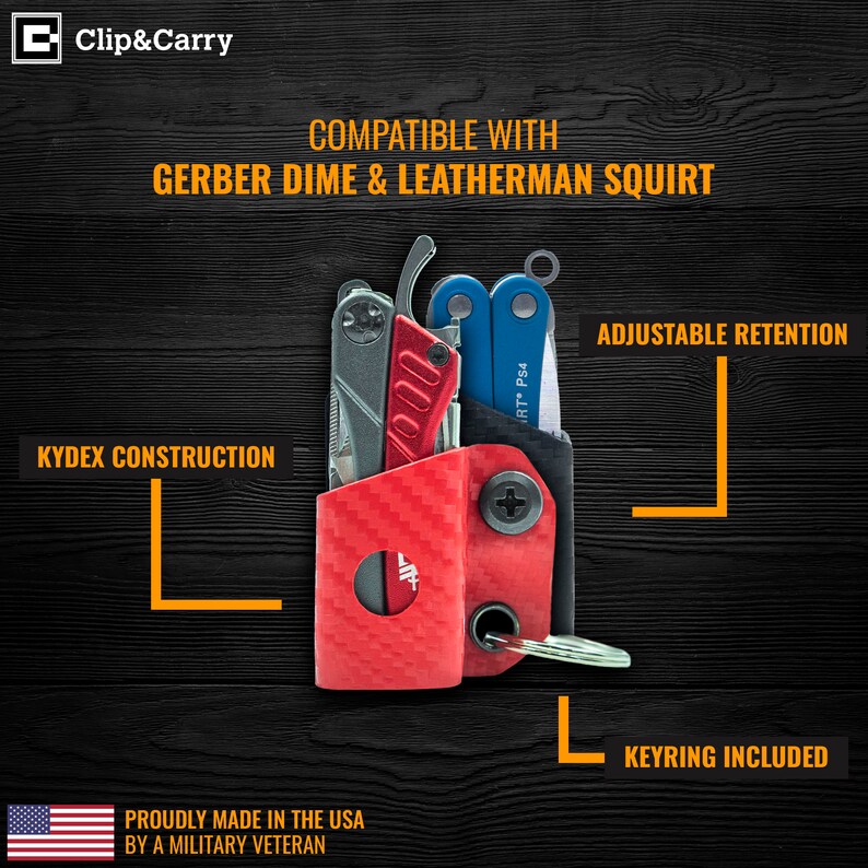 Kydex Multitool Sheath for Gerber Dime/leatherman SQUIRT PS4 Etsy