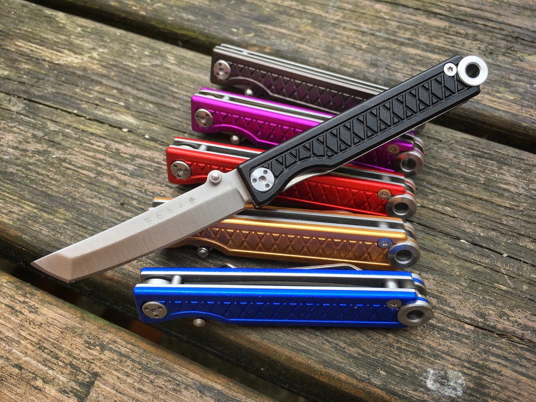 Custom Statgear Pocket Samurai Folding Knife - Personalized