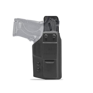 IWB Kydex Holster for the Smith and Wesson S&W mp Shield EZ 9mm pistol  | Click Retention | Claw Compatible | USA Veteran Made