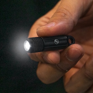 Custom Pocket Lumen LED Keychain Flashlight Waterproof - EDC Carry Survival Portable Mini Light Flash Keyring Key Ring Personalized Engraved
