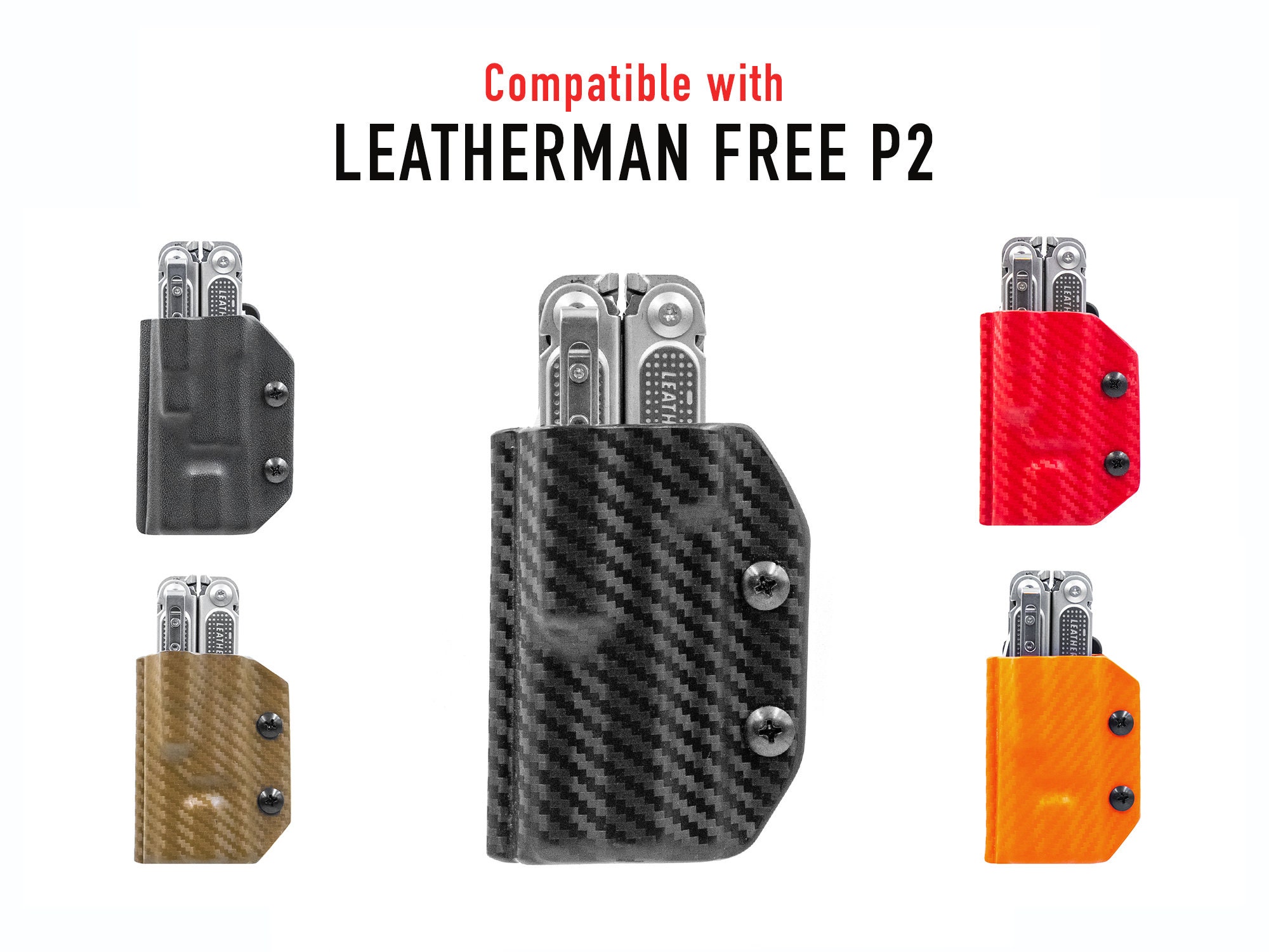 Clip & Carry Kydex Holster Für LEATHERMAN SKELETOOL – Gürtelclip, Made In USA, Hochwertige Hülle