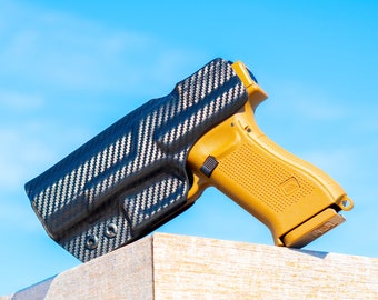 Fondina IWB Kydex per Glock 19, Glock 19X, Glock 23, Glock 32 e Glock 44 / Ritenzione a scatto / Compatibile con artiglio / Realizzata da veterani degli USA