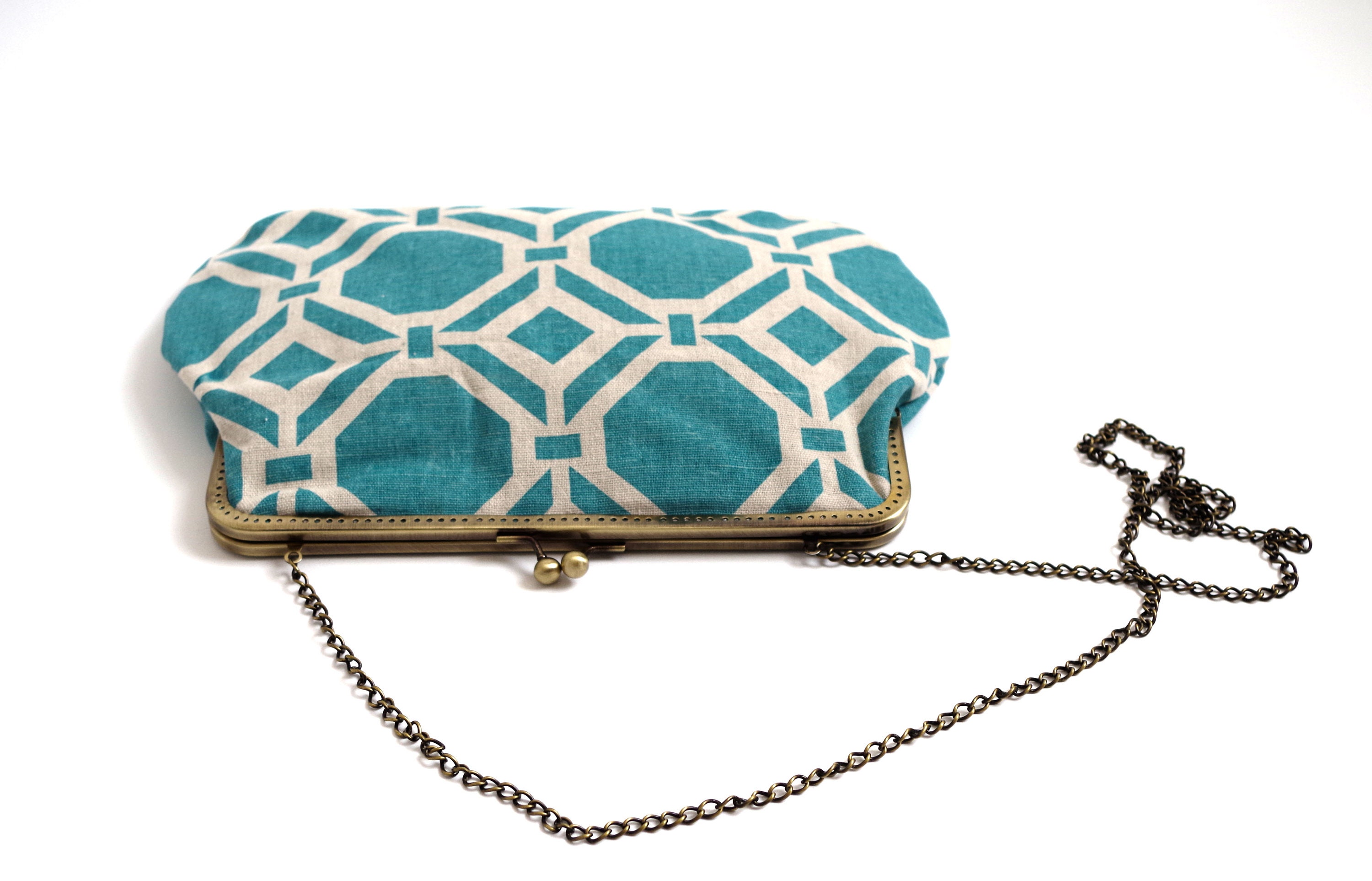 Kiss lock handbag retro bag clutch bag kiss lock purse Etsy