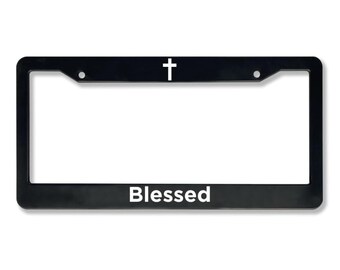 Blessed | Christian License Plate Frame