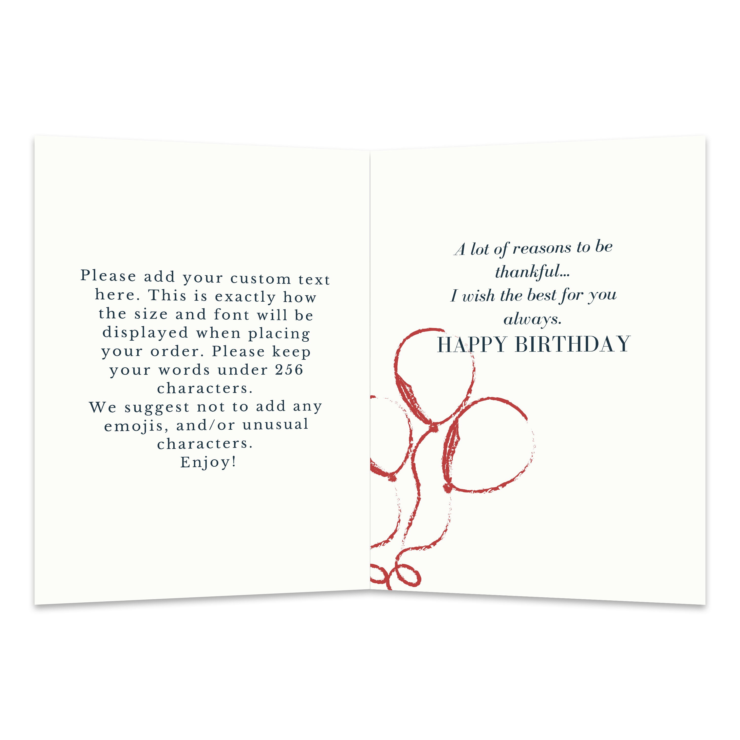 Personalized Happy Birthday Card Custom Your Photo Image - Etsy