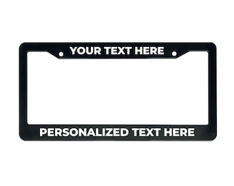 Custom License Plate Frame for Car