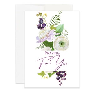 Christian Sympathy Card for Christian Get Well Soon Card, Christian Card to Love Encourage loss grief