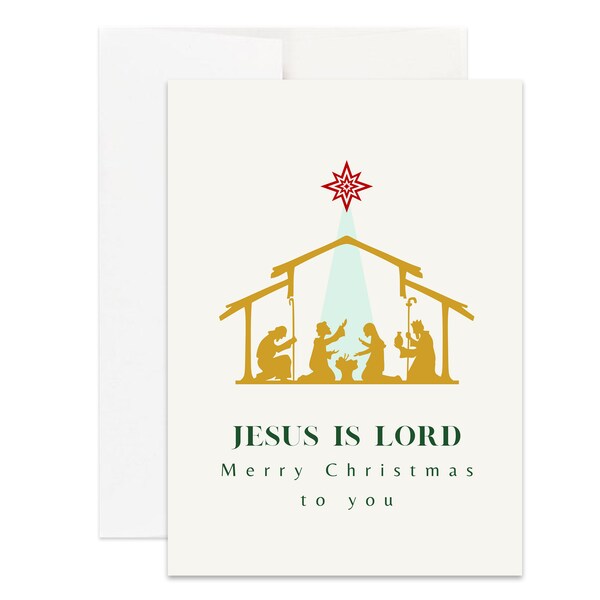 Religious Christmas Cards Etsy
