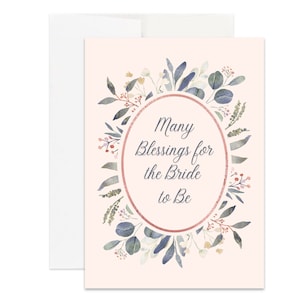Tarjeta de despedida de soltera cristiana para novia cristiana Tarjeta de novia cristiana