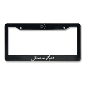 Jesus is Lord Christian License Plate Frame, License Plate Holder, Car Plate Frame